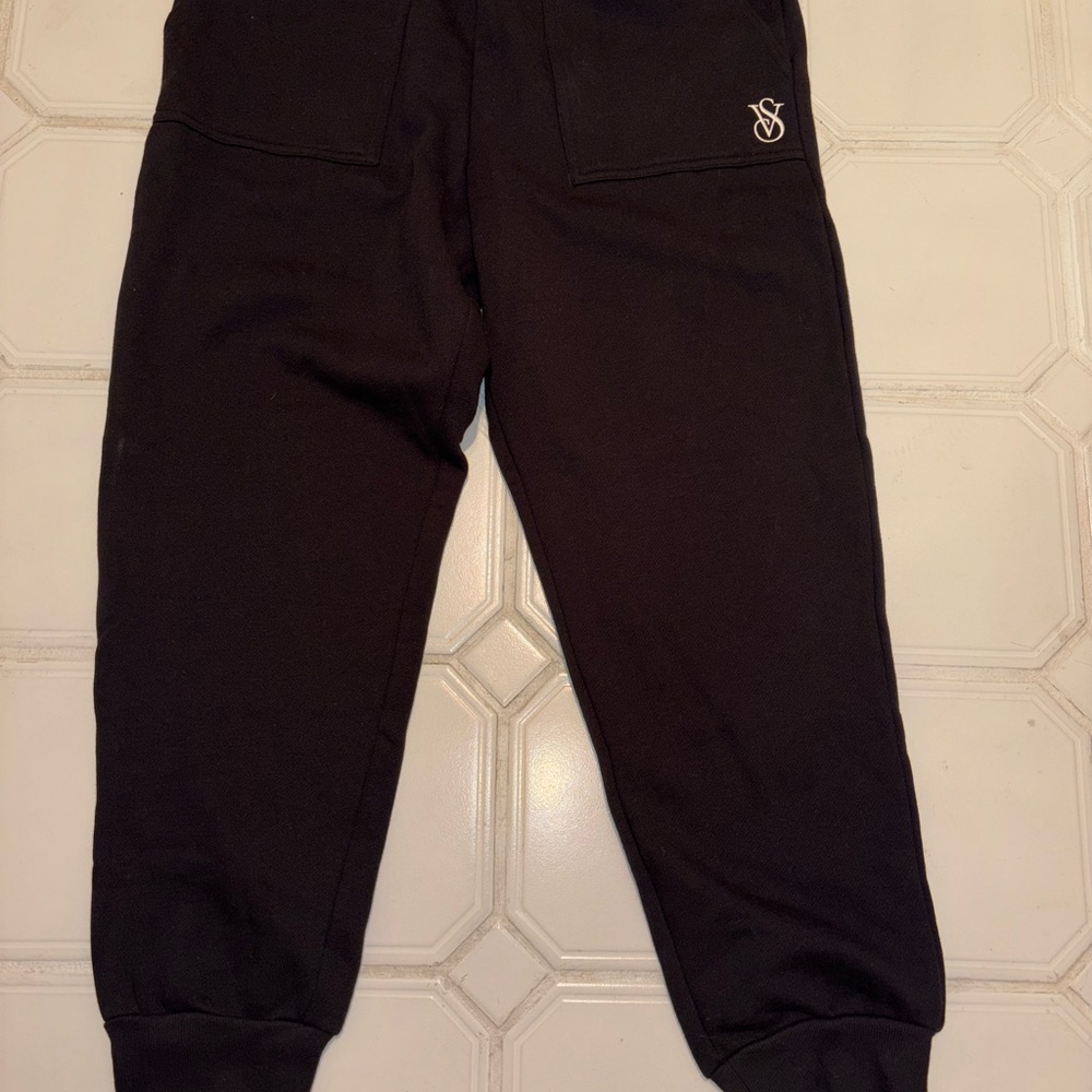 Black Victoria Secret Jogger Pants
